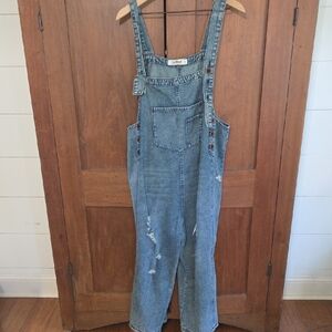 Three Birds Nest High Hopes Slouchy Overalls